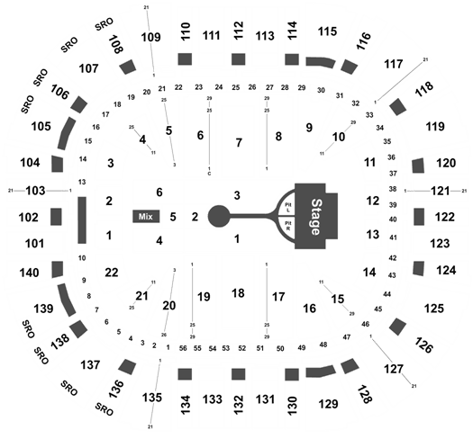 Vivint Concert Seating Chart