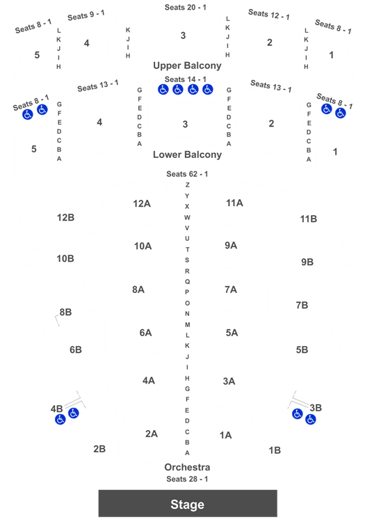 Von Braun Center Concert Hall Seating Chart