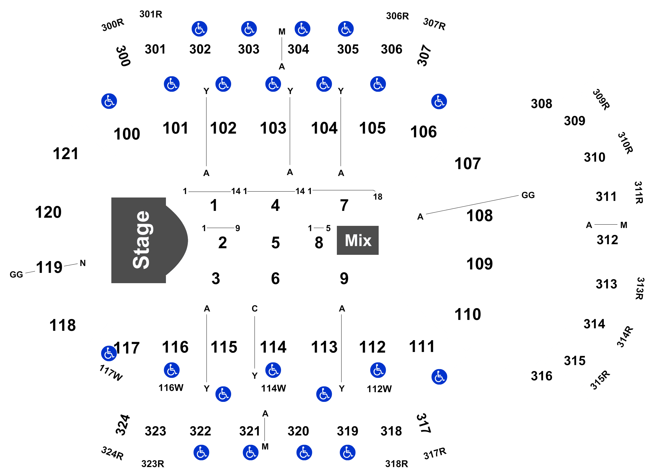 Jacksonville Veterans Memorial Arena Virtual Seating Chart