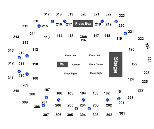 Wells Fargo Seating Chart Des Moines
