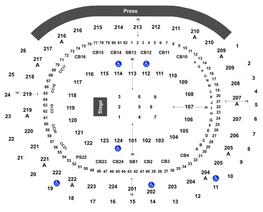 Wells Fargo Fleetwood Mac Seating Chart