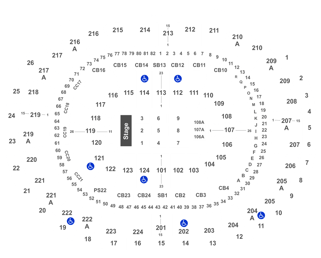 Wells Fargo Seating Chart Concert Philadelphia