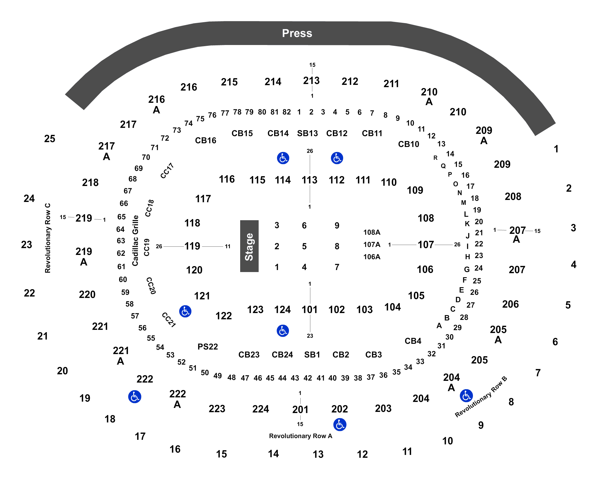 Powerhouse Philly Seating Chart