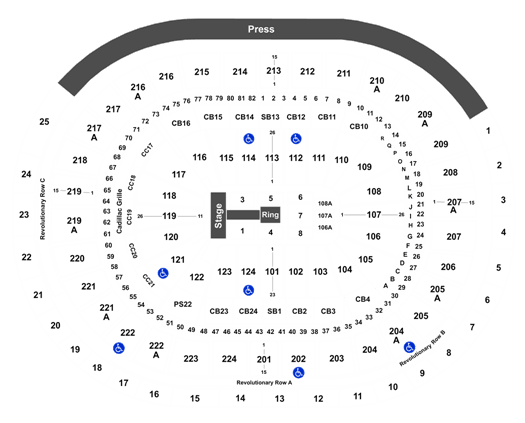 Wells Fargo Center Philadelphia Wwe Seating Chart