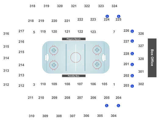 Cyclones Hockey Seating Chart