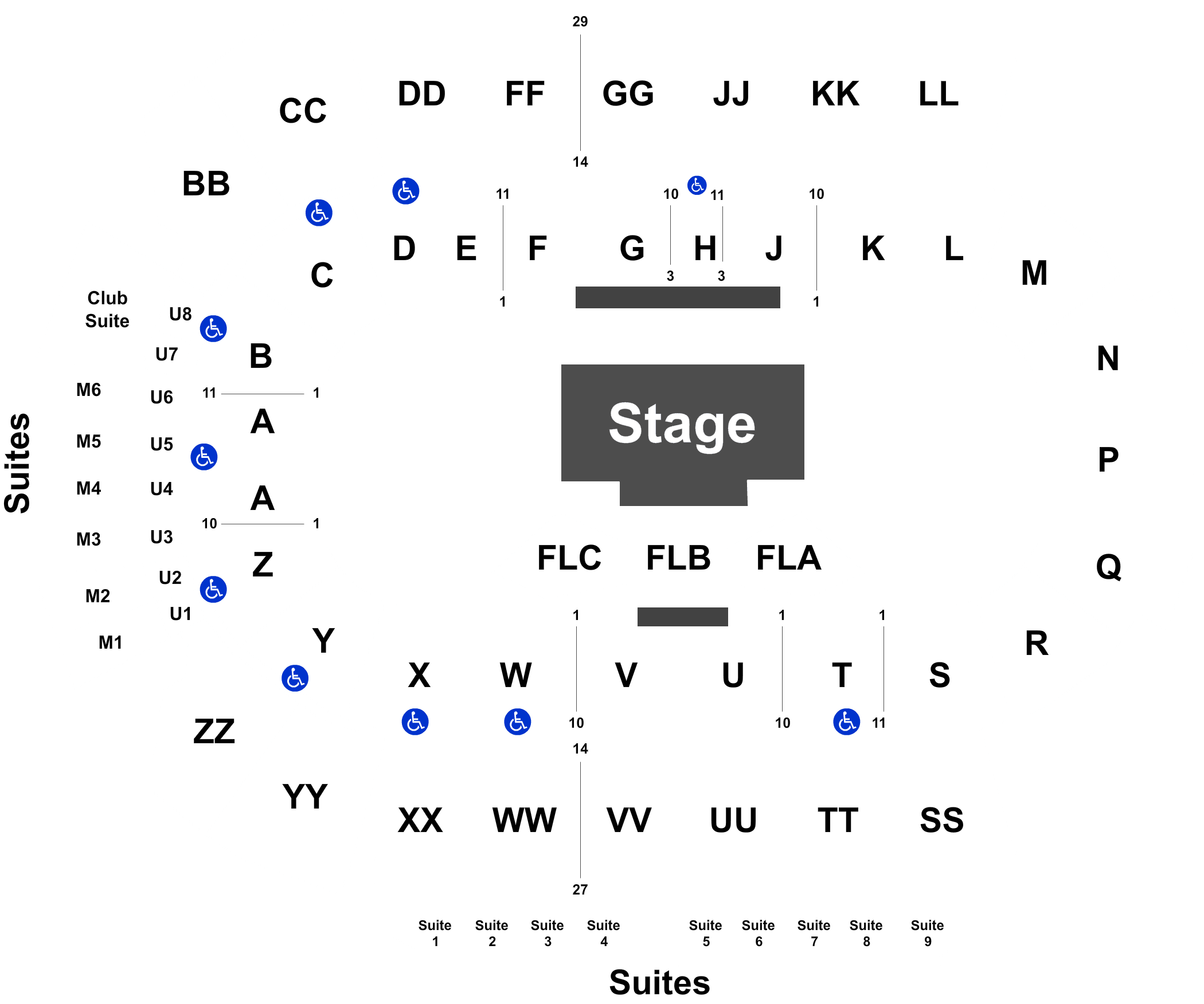 Westerner Park Seating Chart