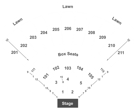Auburn White River Amphitheatre Seating Chart
