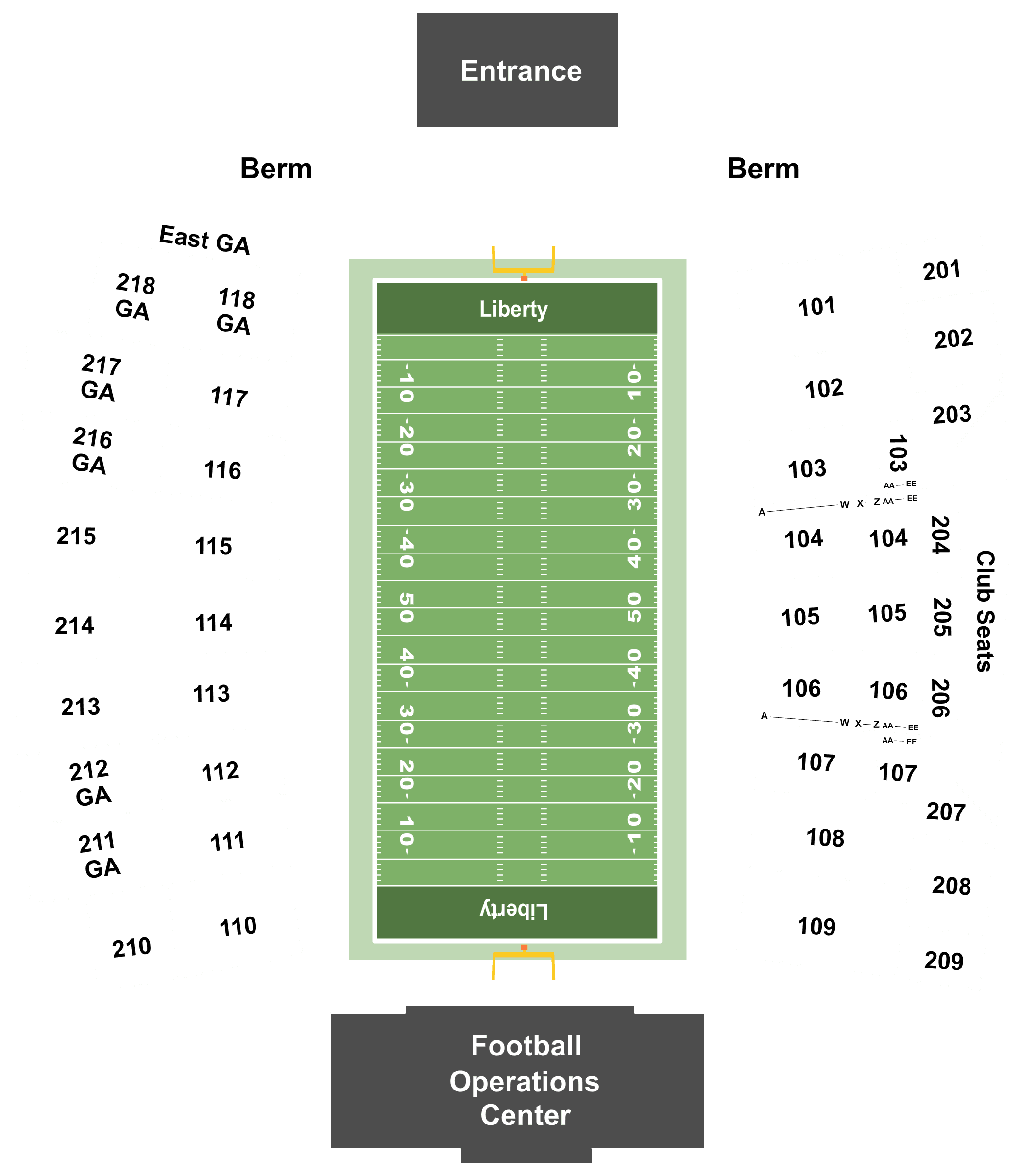 Lobo Football Seating Chart