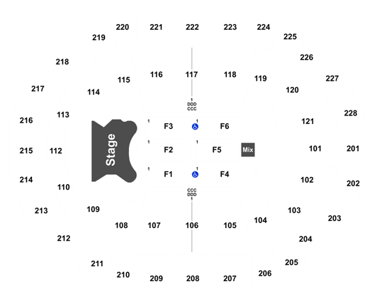 Fiserv Forum Seating Chart For Concerts