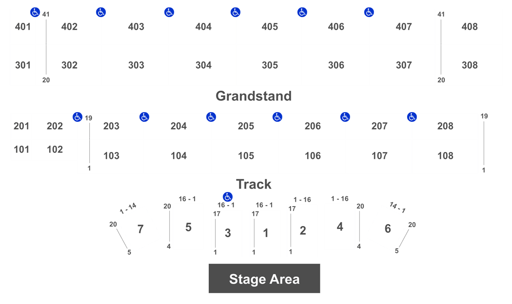 Wisconsin State Fair Park Grandstand Seating Chart