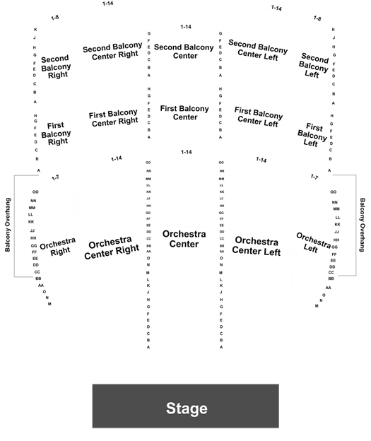 Jack Howard Theater Monroe La Seating Chart