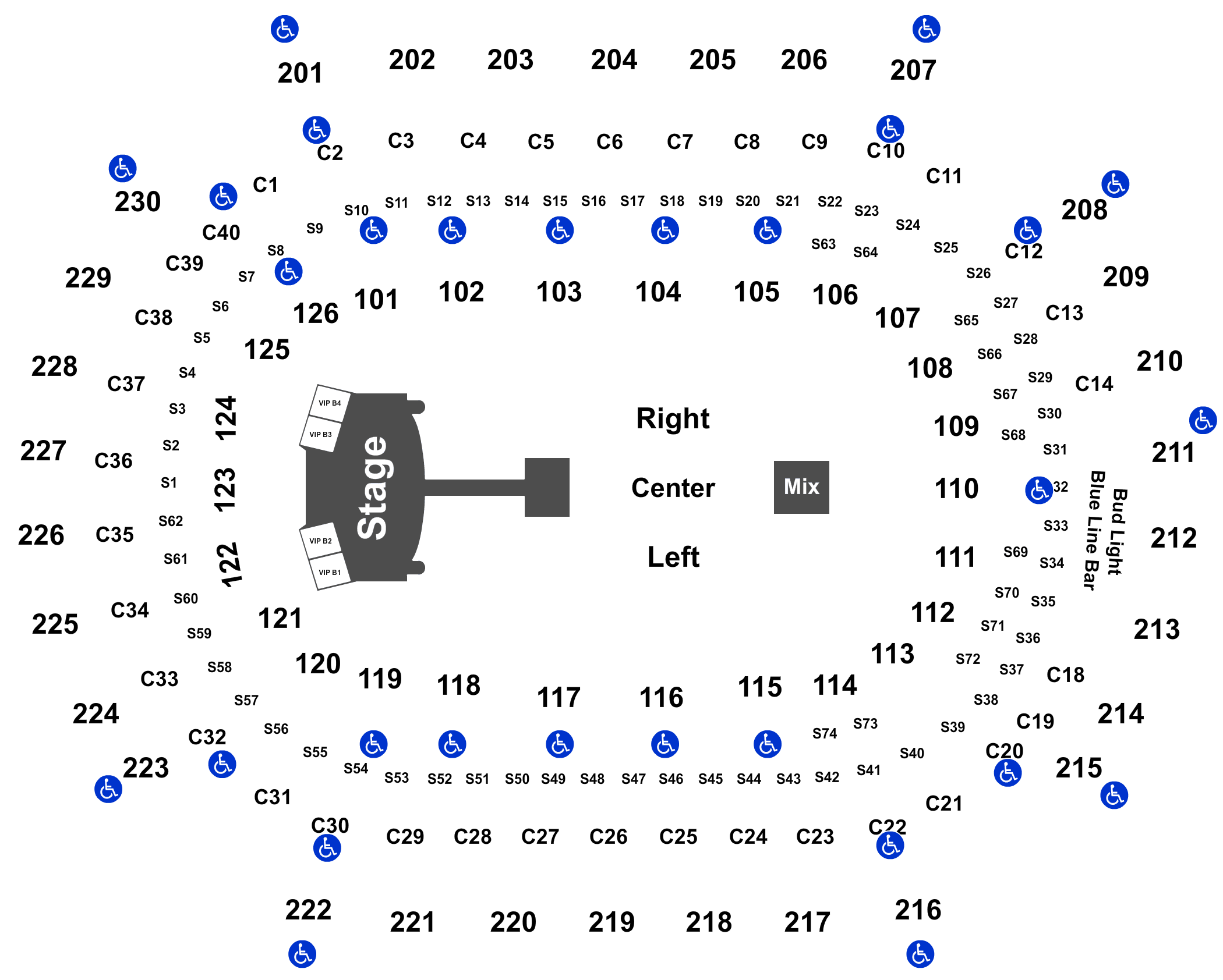 Seating Charts  Xcel Energy Center